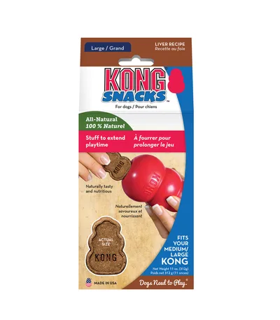 Kong Snacks Liver 312g Large, Brown