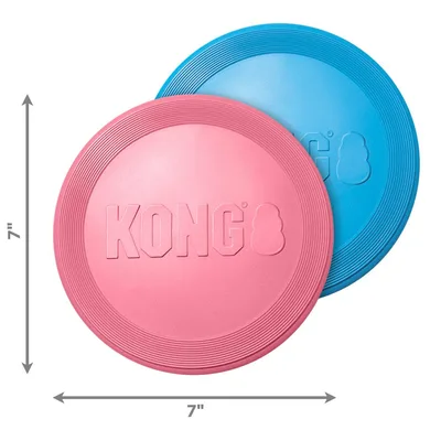 KONG Puppy Flyer Storlek S: ca Ø 18 x H 2 cm