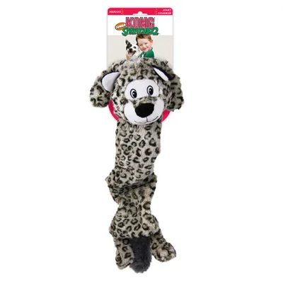 Hundleksak Kong Stretchess Jumbo Snow Leopard XL 10x30x58cm