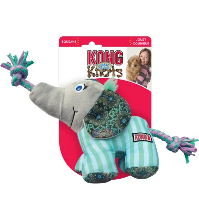 KONG Knots Carnival Elephant Stl. S/M: L 9 x B 17 x H 13 cm