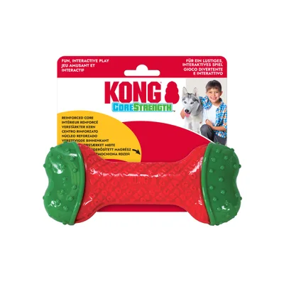 KONG Holiday CoreStrength ben Storlek M/L: ca. L 17,8 x B 7,6 x H 3,8 cm