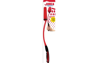 KONG Signature Throw hundleksak Storlek M/L: ca Ø 3,2 x L 46,3 cm