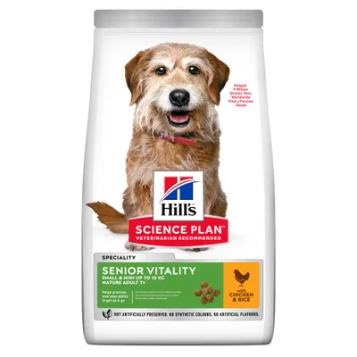 Hills Science Plan Mature Youthful Vitality Small & Miniature Chicken - Dry Dog Food 6 kg