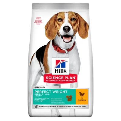 Hill's Science Plan Perfect Weight Adult 1+ Medium Chicken 12 kg