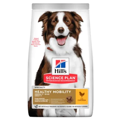 Hill's Science Plan Dog Adult Healthy Mobility Medium Chicken - 14 kg