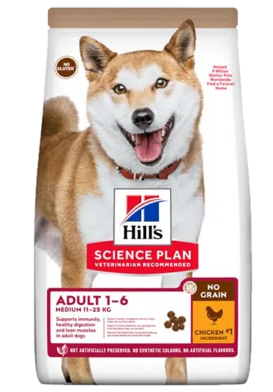 Hills Science Plan Adult Medium No Grain Chicken 14 kg