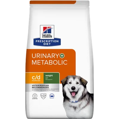 Hill's Prescription Diet Dog Adult c/d Multicare & Metabolic Dry Dog Food 12 kg