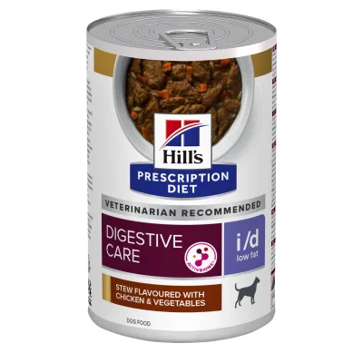 Hill's Prescription Diet Digestive Care i/d Low Fat våtfoder till hund med kyckling & grönsaker 12 x 354 g