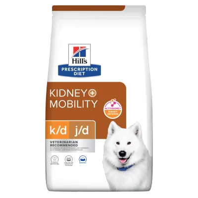 Hill's Prescription Diet Dog k/d + j/d Kidney + Mobility - Dry Dog Food 4 kg