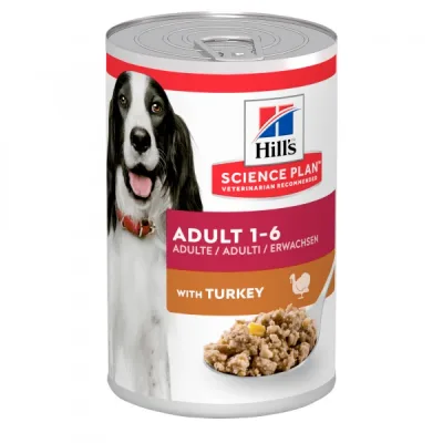 Hill's Science Plan Adult med kalkon 12 x 370 g för hundar