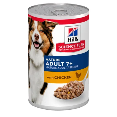 Våtfoder Hills Science Plan Mature Adult chicken för hund 370g