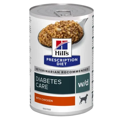 Hill's Prescription Diet Diabetes Care w/d våtfoder för hundar 12 x 370 g