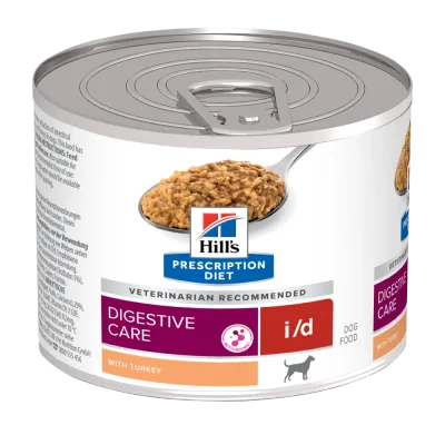 Hill's i/d Digestive Care med kalkon 12 x 200 g för hundar