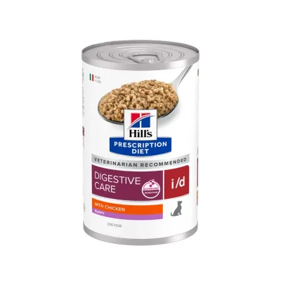 Hill's Prescription Diet i/d Digestive Care våtfoder med kyckling för valpar 12 x 360 g