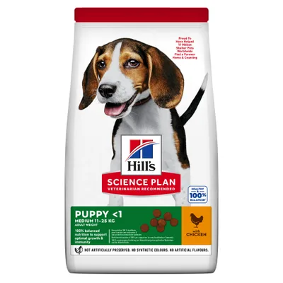 Puppy Medium Chicken Torrfoder för hund 12kg