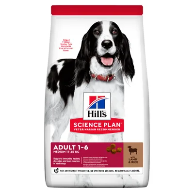 Adult Medium Lamb & Rice Torrfoder för hund 12kg