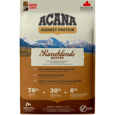Acana Dog Ranchlands Torrfoder till Hund