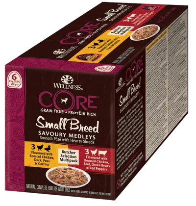 CORE Petfood Savoury Medleys Butcher Selection Multipack 6x85g