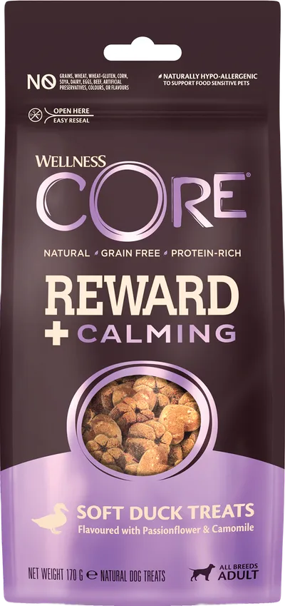 CORE Petfood Reward+ Treats Duck Calming 170g