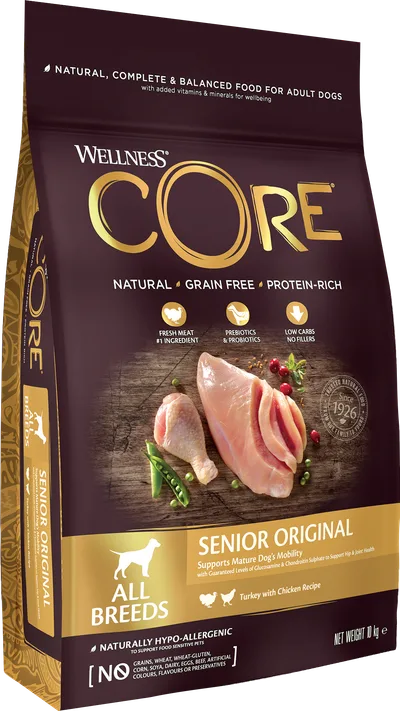 CORE Petfood Dog Senior Original All Breed Chicken & Turkey Dry 10 kg