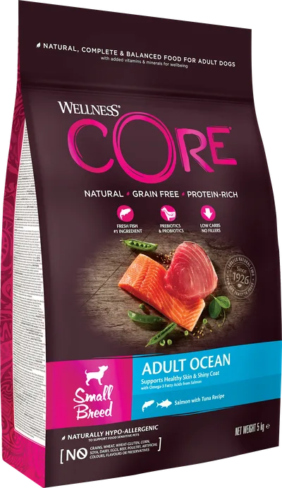 CORE Petfood Dog Adult Ocean Small Breed Salmon & Tuna Dry 5 kg