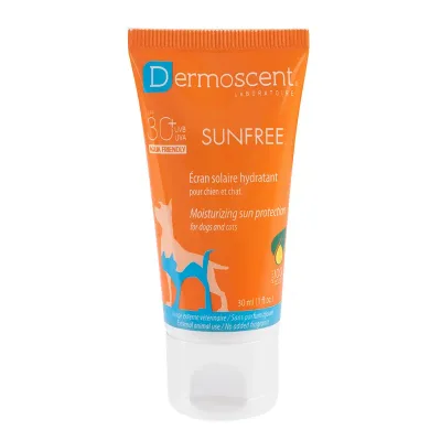 Dermoscent Sunfree solkräm för katter och hundar 30 ml