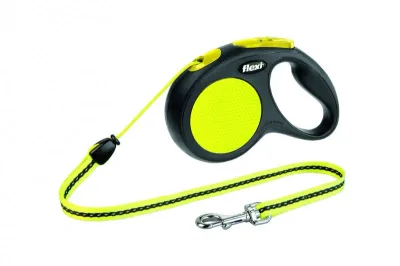 Flexi New Neon rundkoppel M/20 kg 5 m för husdjur