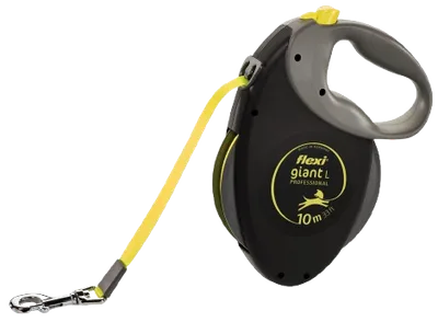 flexi Giant L/Professional svart / neongul