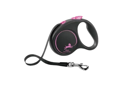 Flexi Rullkoppel Black Design Tape, 5m, S, max 15kg, Rosa