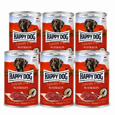 Happy Dog Sensible Pure Australia - Känguru Våtfoder 6 x 400 g