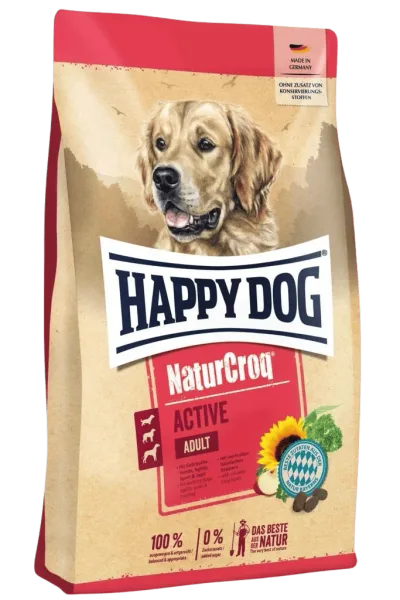 Happy Dog NaturCroq Active 15 kg för hundar