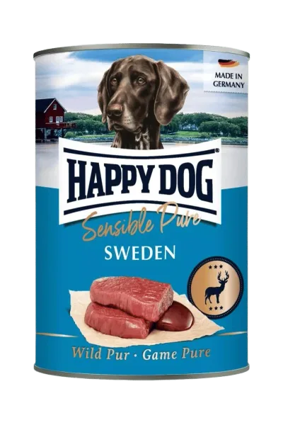 Happy Dog Sensible Pure Sweden 100% Viltkött 400 g