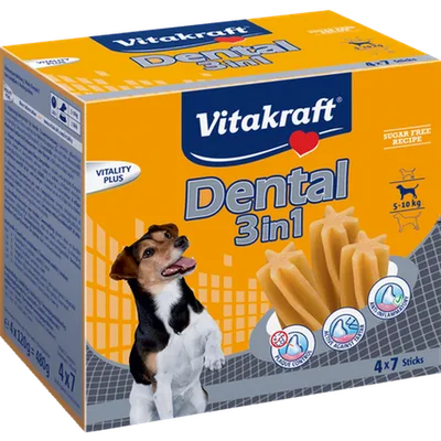 Vitakraft Dental Care 3 in 1 Dog 28-pack