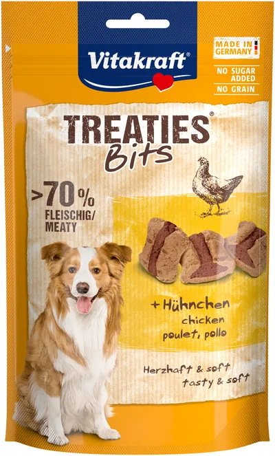 Hundgodis VITAKRAFT Treaties Bits fågel 120g
