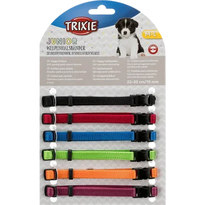Trixie Valphalsband 6-pack Regnbågsmix