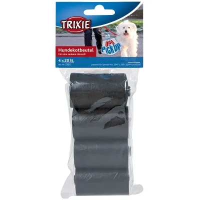 Trixie Bajspåse Svart 4x20-pack