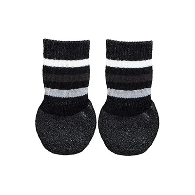 Trixie Pet Paws Non-Slip Dog Socks - Hundskor Black M/L
