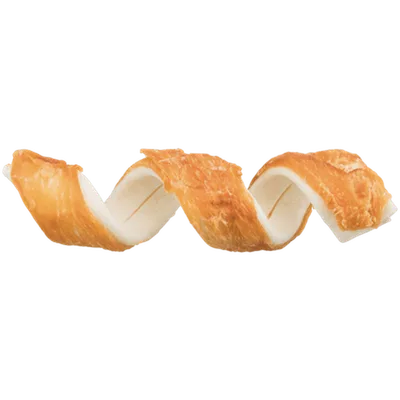 Trixie Denta Fun Chicken Chewing Curls Brown 3-pack
