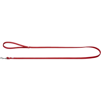Hunter Dog Leash Nappa Petit Red 140cm/8mm
