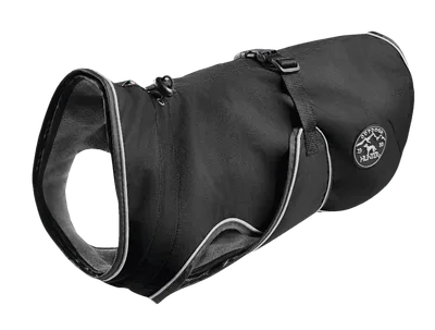 Hunter Dog Coat Uppsala 2in1 Detachable Lining Black 40 cm