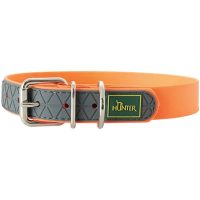 Hunter Dog Collar Convenience Neon Orange M 50 - Neck 38-46cm