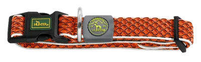 Hunter Hundhalsband Hilo Vario Basic Mesh Orange S-M 30-43cm