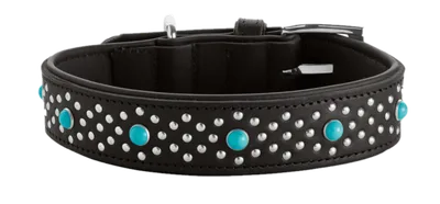 Hunter Hundhalsband Madona Svart L-XL 70 - Halsmått 50-60cm