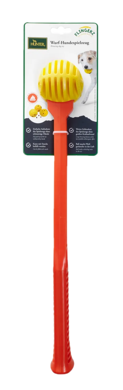 Hunter Dog Toy Flingerz Ball With Launcher