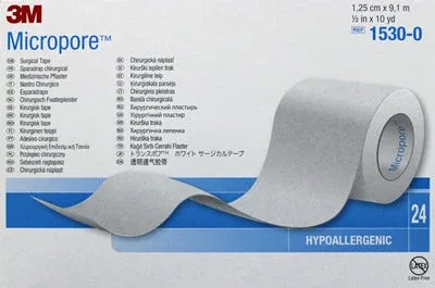 Micropore tejp vit rulle 1,25 cm x 9,1 m 1 st