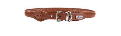 Hunter Round & Soft Hundhalsband Brun