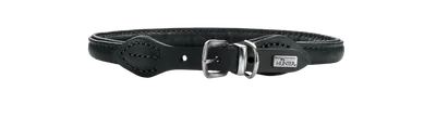 Hunter Round & Soft Hundhalsband Svart
