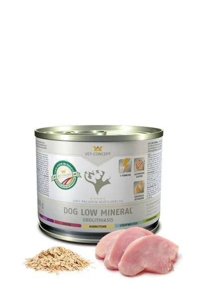Vet Concept Dog Menu Low Mineral låg mineralhalt 6 x 200 g