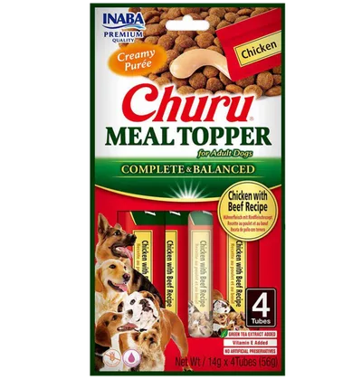 Churu Dog Meal Topper Chicken/Beef 4 st