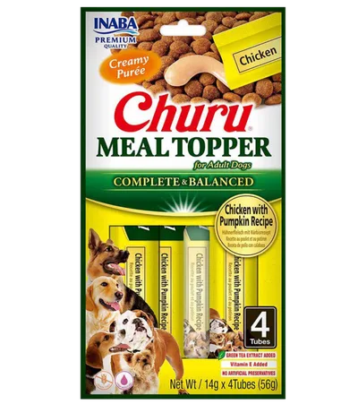 Churu Dog Meal Topper Chicken/Pumpkin 4 st